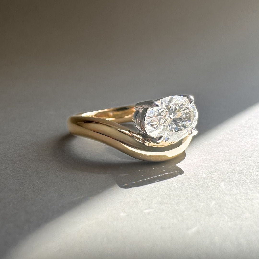 The East–West Oval Diamond Ring: A Modern Classic Reimagined