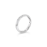 18ct white gold scatter-set diamond wedding ring by James Thredgold Jeweller.