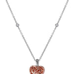 2026 Limited Edition Evermore heart pendant in 18ct rose and white gold with natural Argyle pink diamonds and white diamonds