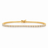 Petite Diamond Tennis Bracelet 18ct Yellow Gold
