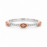 Argyle Pink & White Diamond Two-Tone Gold Ring