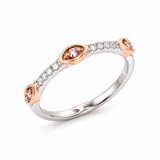 Argyle Pink & White Diamond Two-Tone Gold Ring