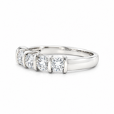 Five Stone Diamond Ring in 18ct White Gold