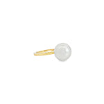 Autore 18ct yellow gold South Sea pearl ring with 11mm semi high button pearl