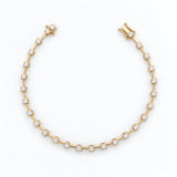 Diamond Bar Tennis Bracelet 1.06ct in Yellow Gold