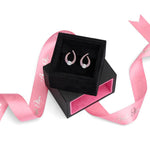 2023 Limited Edition Argyle Ellipse Earrings in 18ct rose and white gold, featuring pavé set graduating ovals with pink and white diamonds, limited edition No. 33 of 80.