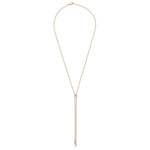 Roberto Coin Love In Verona 18ct rose gold diamond necklet featuring an adjustable diamond-set flower slider on a ball link chain with beaded ends and signature ruby on the reverse.