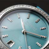 BREMONT LADY K SKY BLUE DIAMOND SET WATCH