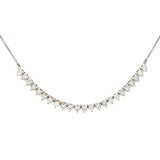 Diamond Graduating Necklet – 18ct White Gold